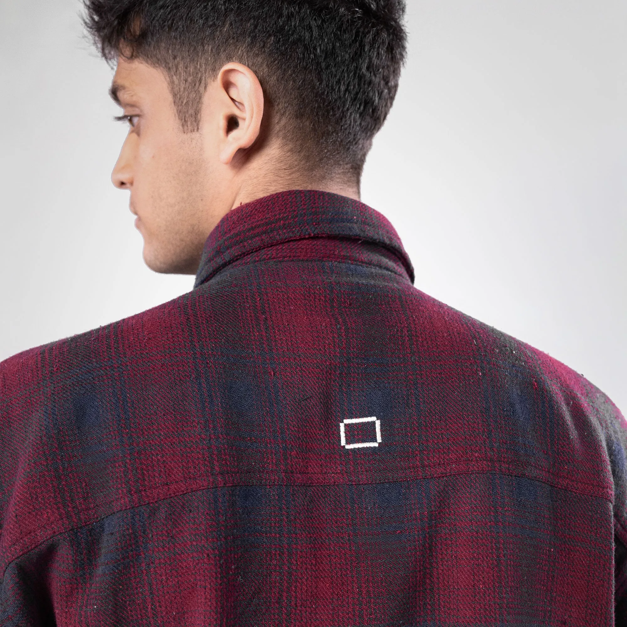 SUPERKICKS | FLANNEL SHIRT { MAROON