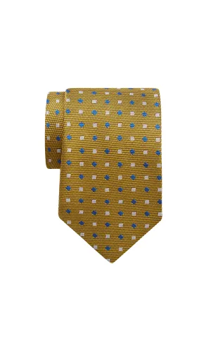 Tie - Gold Tie with Pattern