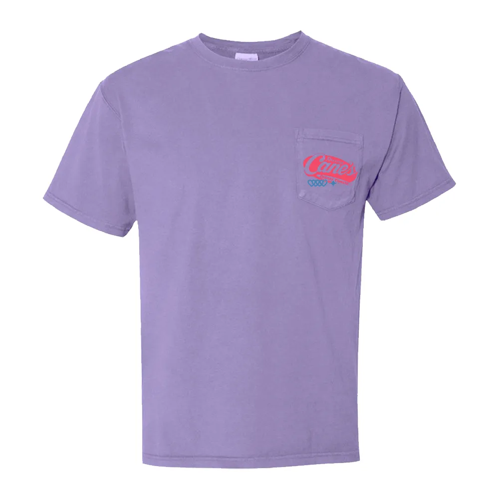 Vibrant Raising Cane’s Pocket Tee