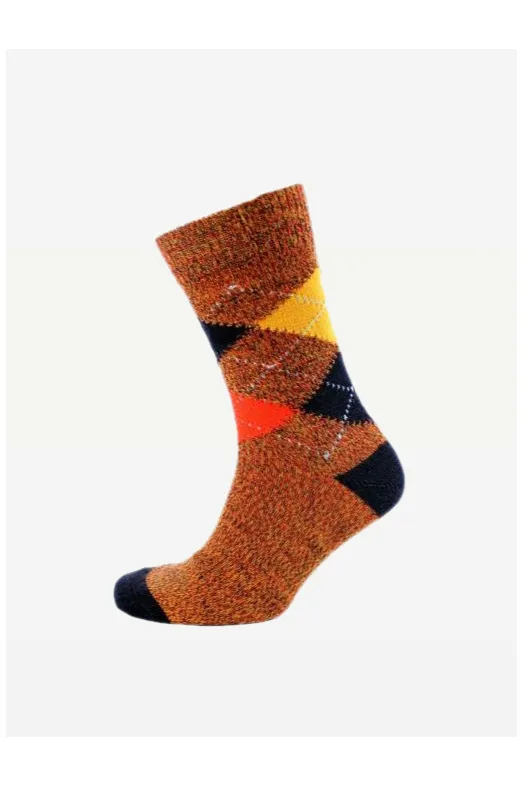 Viyella - Made in England Wool Patterned - Socks