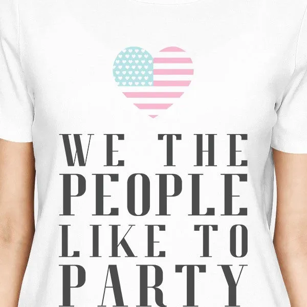 We The People Humorous US Constitution Unique Womens Graphic Tee