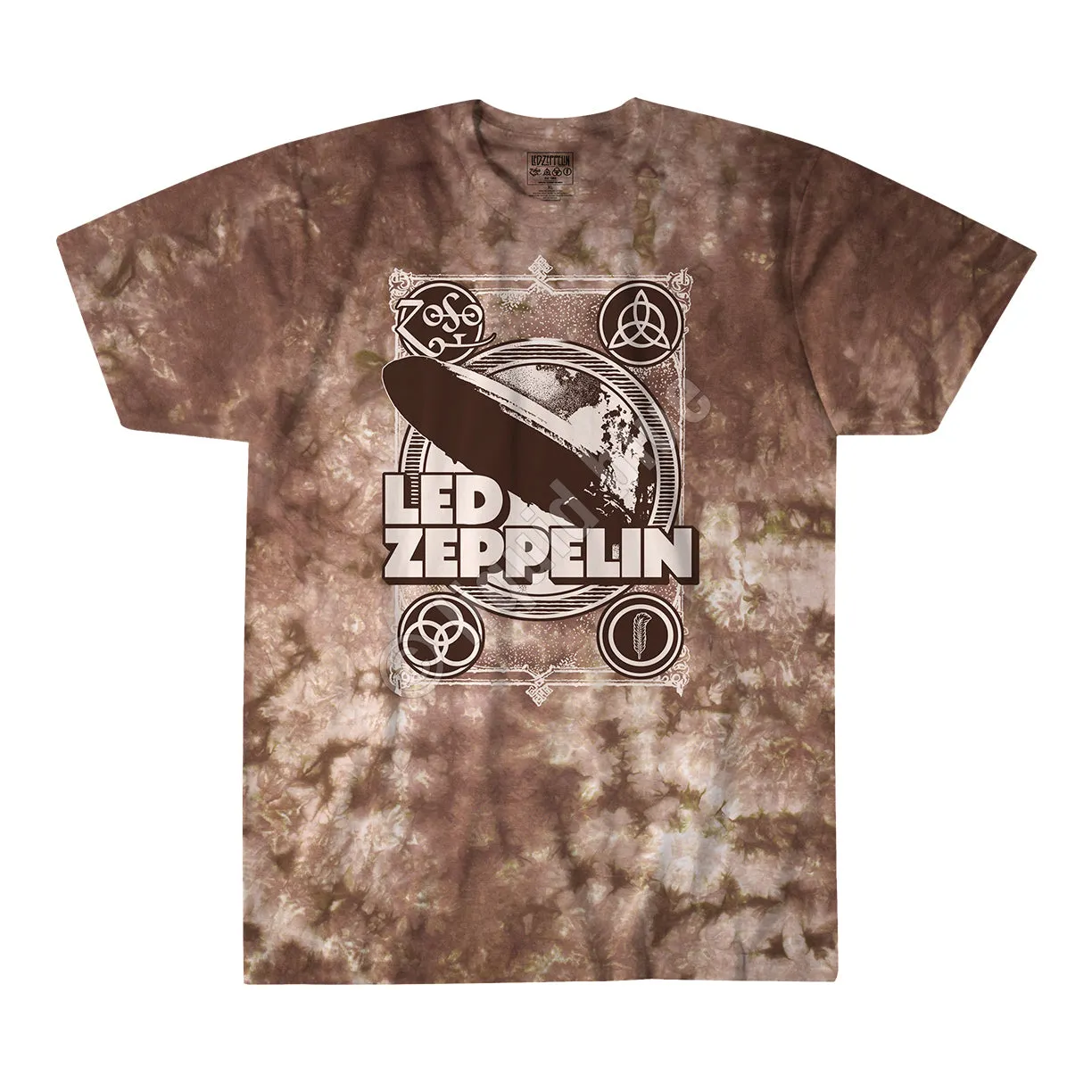 ZEPPELIN POSTER TIE-DYE TEE