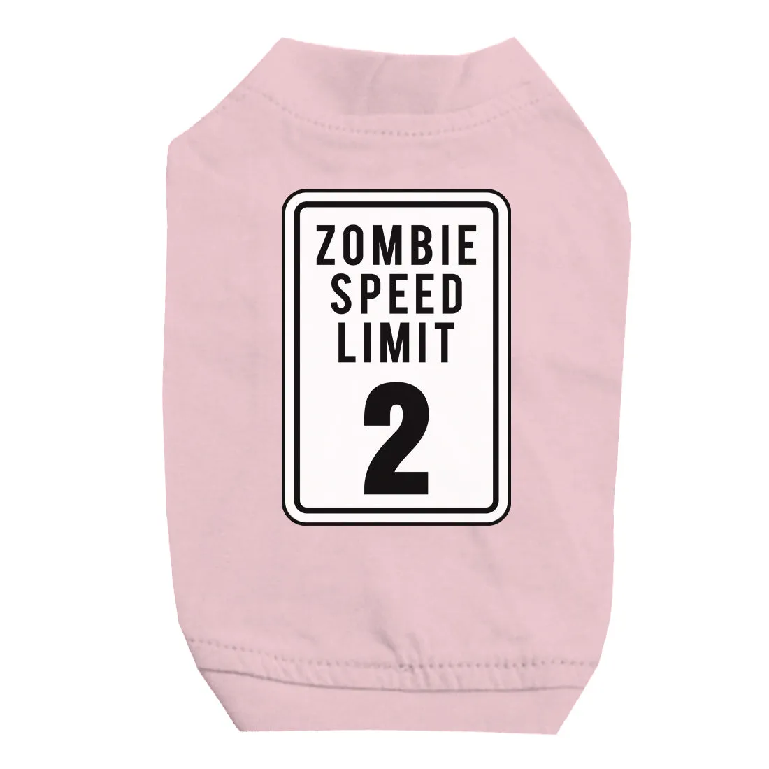 Zombie Speed Limit Pet Shirt for Small Dogs