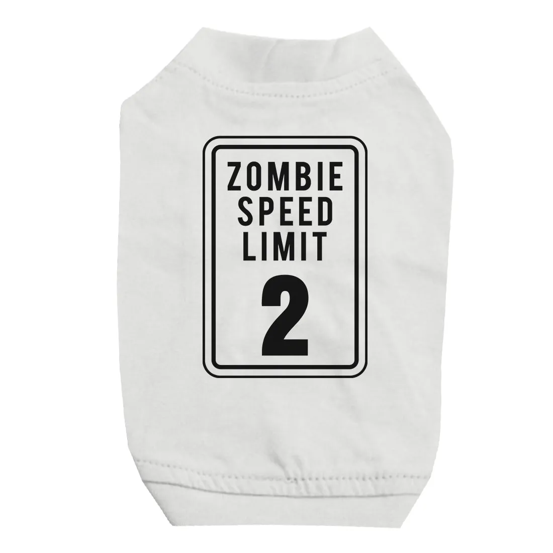 Zombie Speed Limit Pet Shirt for Small Dogs