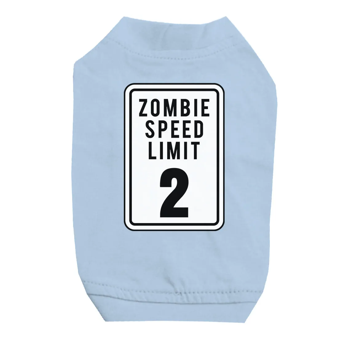 Zombie Speed Limit Pet Shirt for Small Dogs